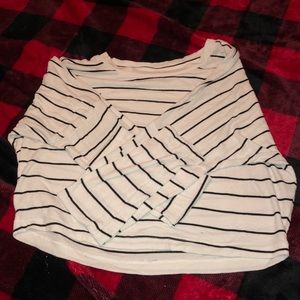 black and white long sleeve